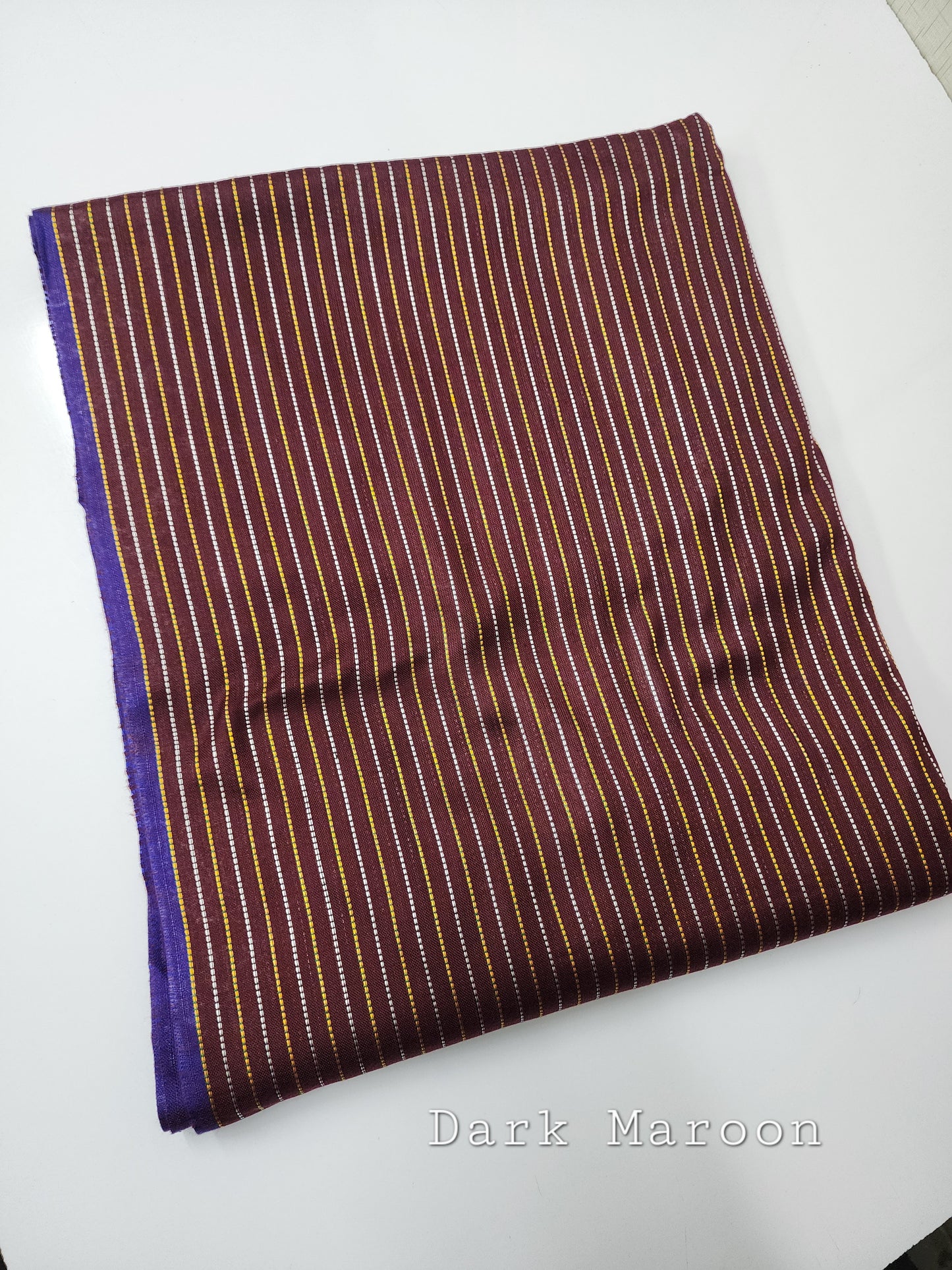 Susi Unstitched Shalwar Fabric | Dark Maroon