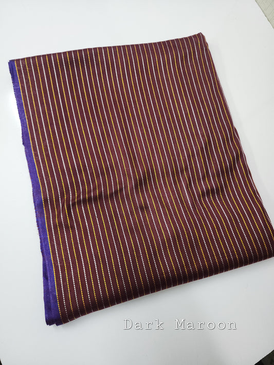 Susi Unstitched Shalwar Fabric | Dark Maroon