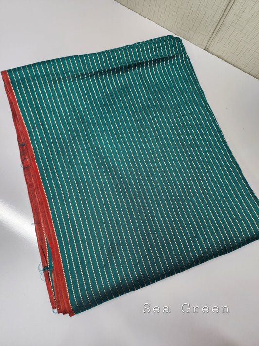 Susi Unstitched Shalwar Fabric | Sea Green