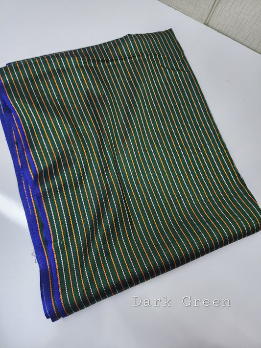 Susi Unstitched Shalwar Fabric | Dark Green