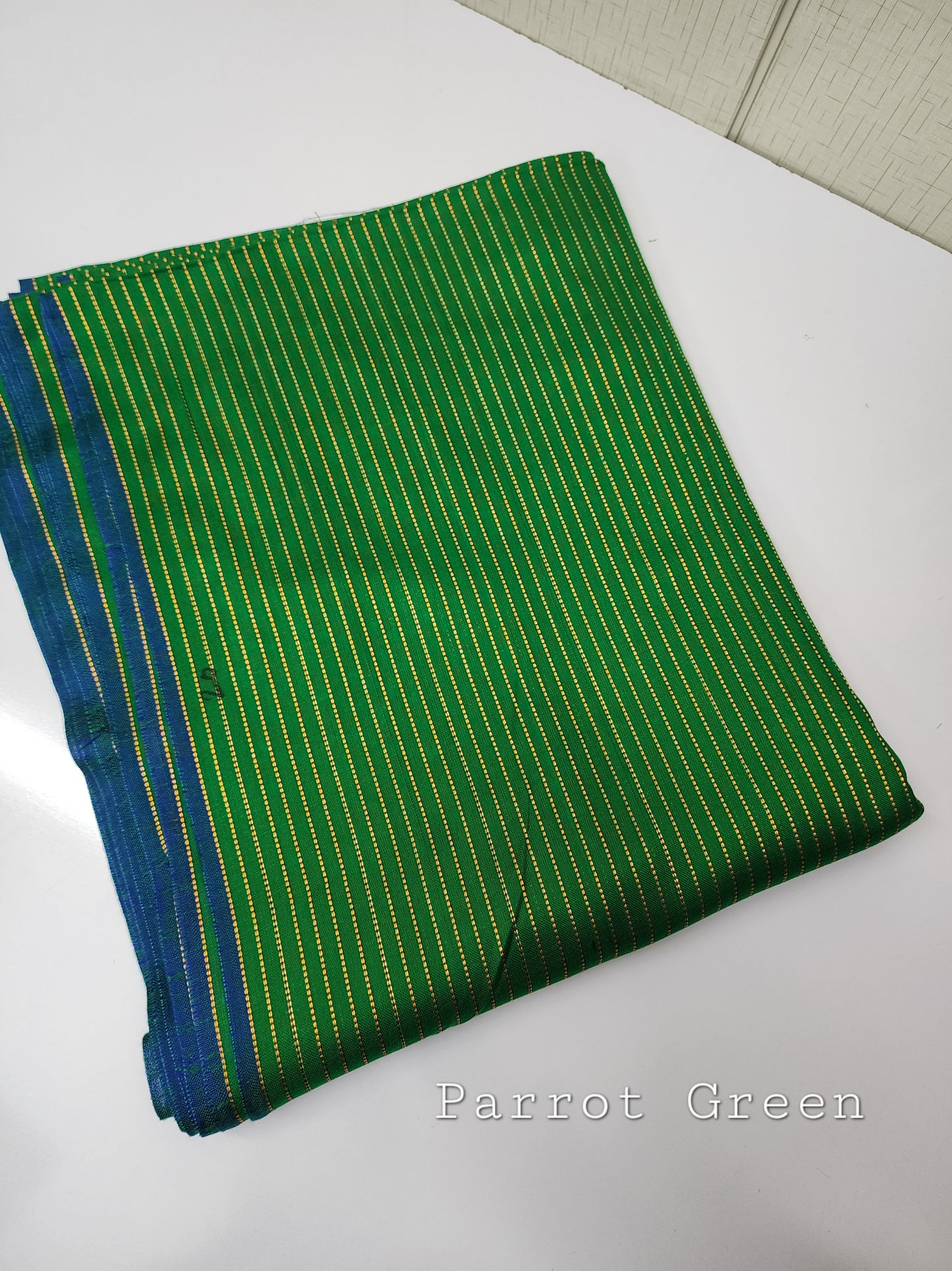 Susi Unstitched Shalwar Fabric | Parrot Green