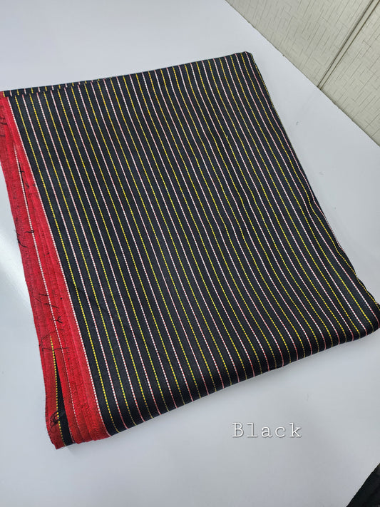 Susi Unstitched Shalwar Fabric | Black