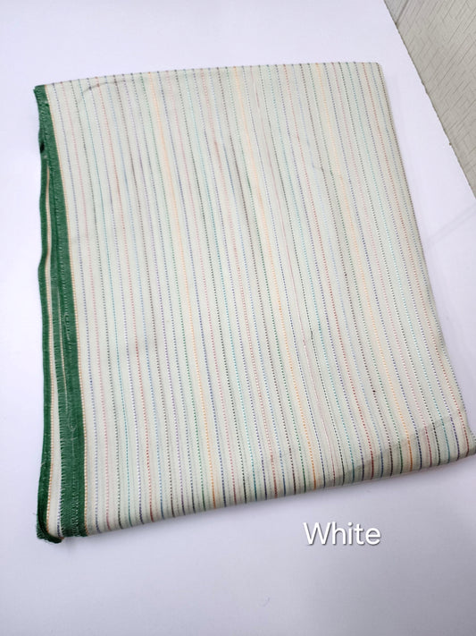 Susi Unstitched Shalwar Fabric | White