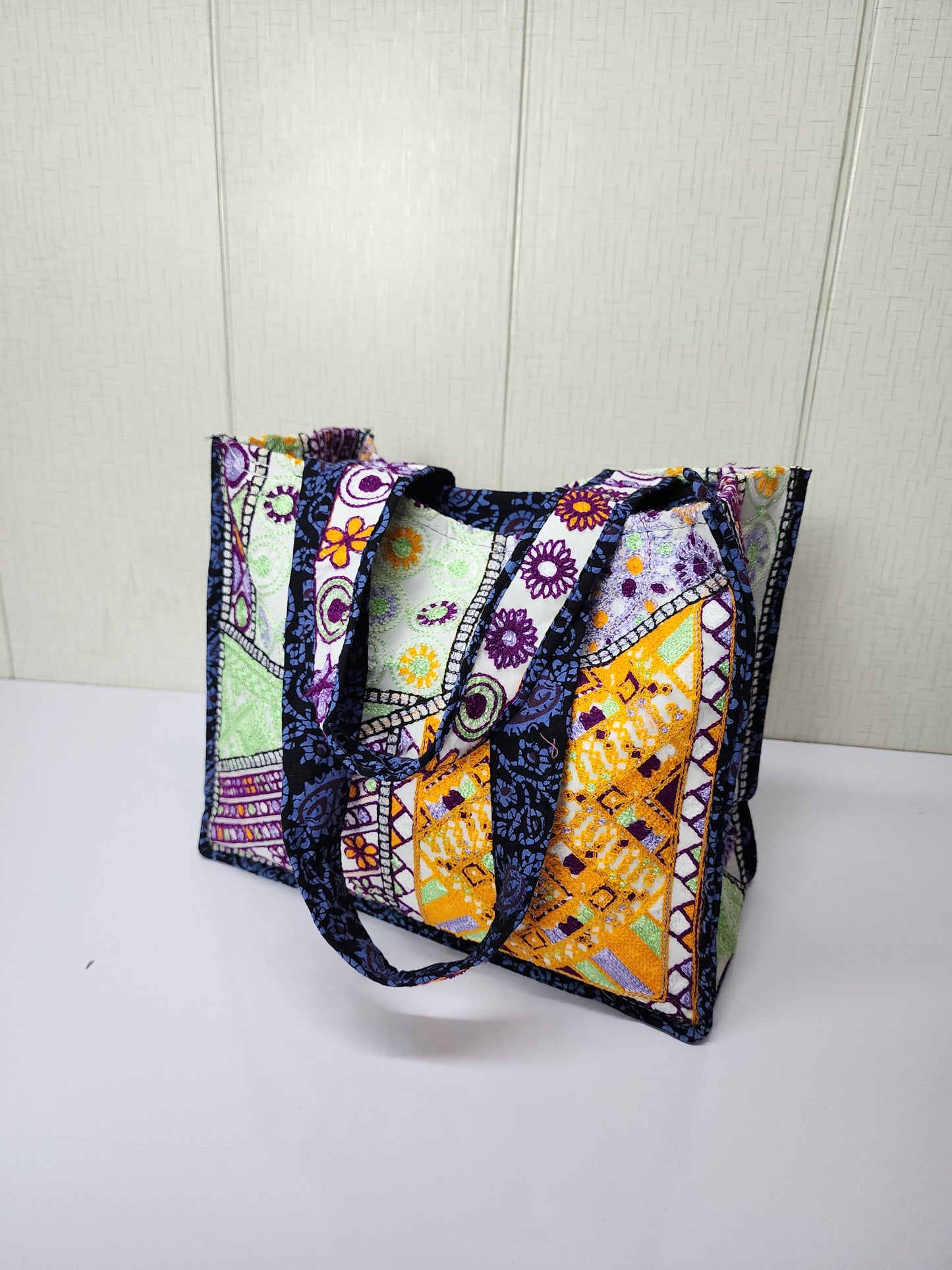 Sindhi Embroidered Shoulder Bags | Multi Color