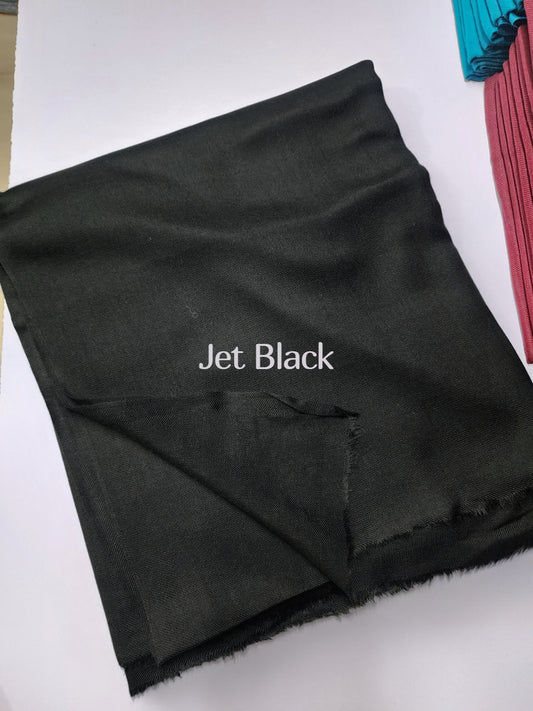 Plain Pashmina Shawl Soft and Lightweight No 1 Best Selling Shawl | Black