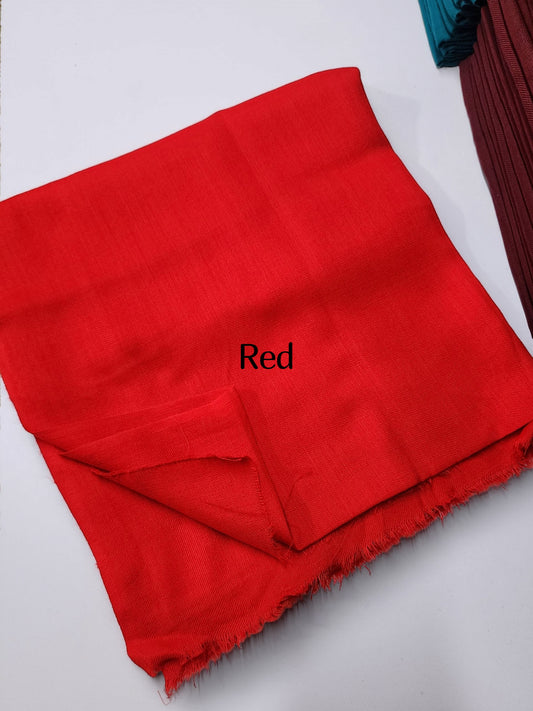 Plain Pashmina Shawl Soft and Lightweight No 1 Best Selling Shawl | Red