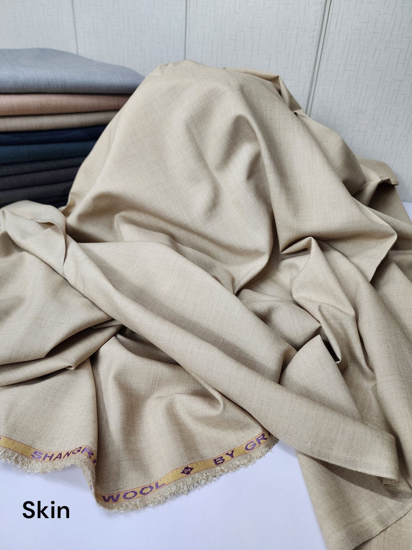Gents Wool Suit Premium Quality Plain Suit | Skin