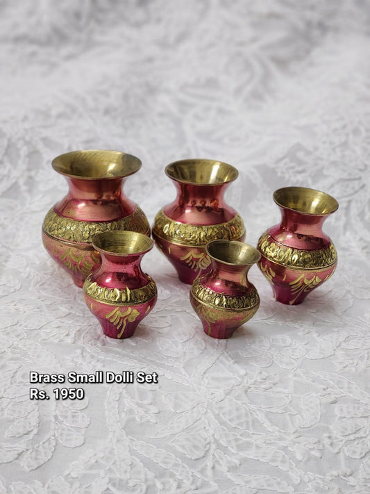 Brass Dolli Gadwi Set Multi (7 inches)