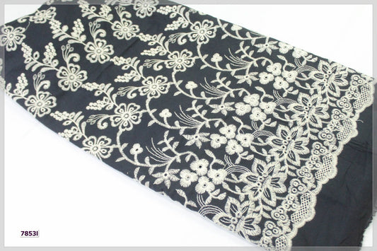 Chikan Unstitched Shirt Bareeze Lawn