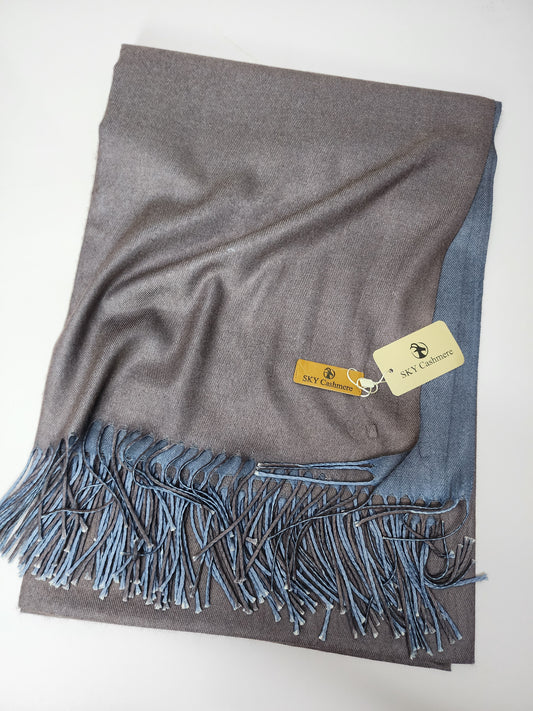 Reversible Pashmina Shawl | Double Side Pure Plain Pashmina Rare Find and Perfect Gift For Winters Sk 3