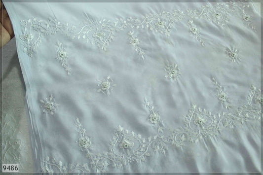 Pure Swiss Lawn Handmade Shawl