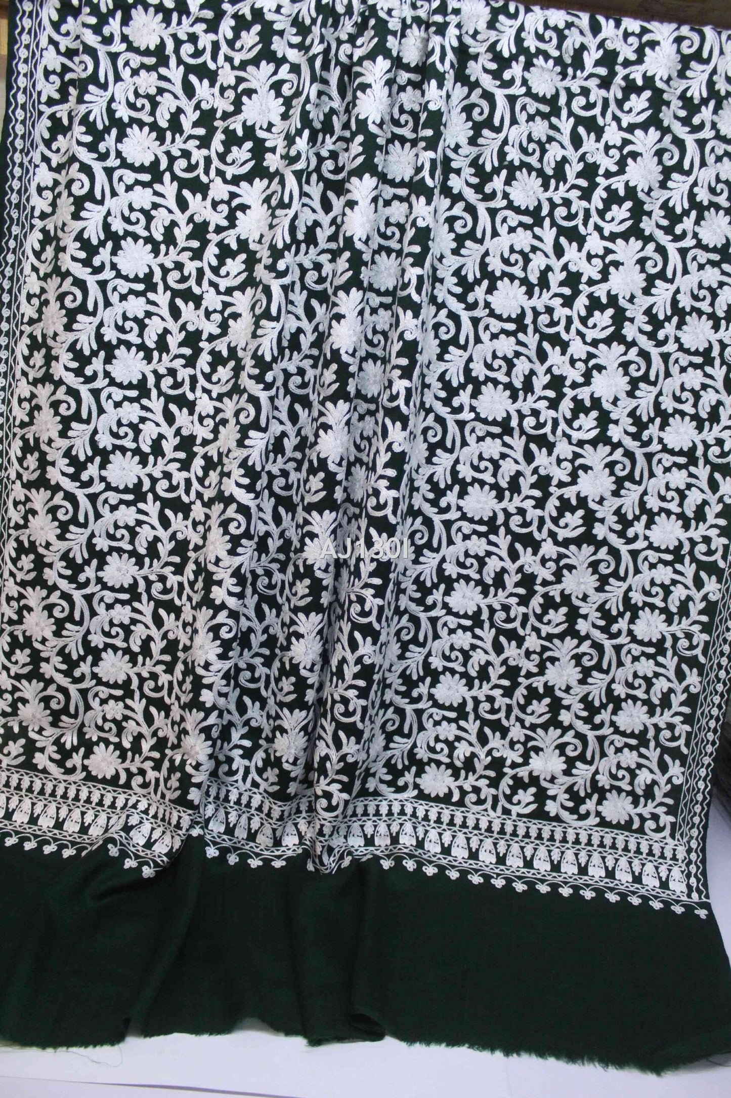 Pashmina Embroidered Shawl | Kashmiri Aar Work Embroidery Perfect Gift in Sale Price