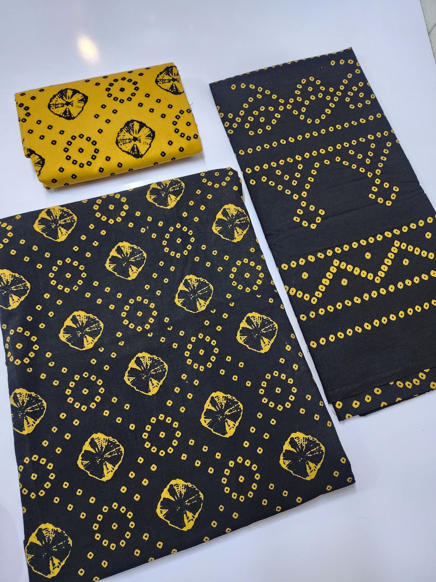 Ajrak Cotton Block Printed 3 Piece Unstitched Suit 25% OFF