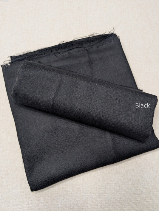 Plain Toosh Shawl | Chashme Bulbul Shawl Perfect Gift | Black