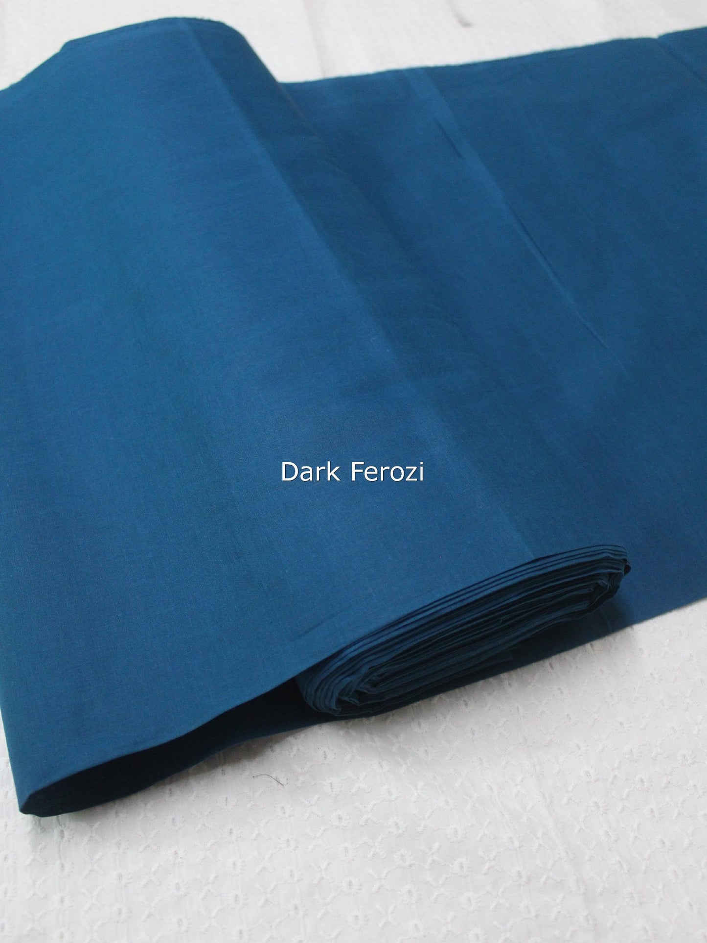 Plain Breeze Cotton 2 PC Suit | 5 Meters | Dark Ferozi