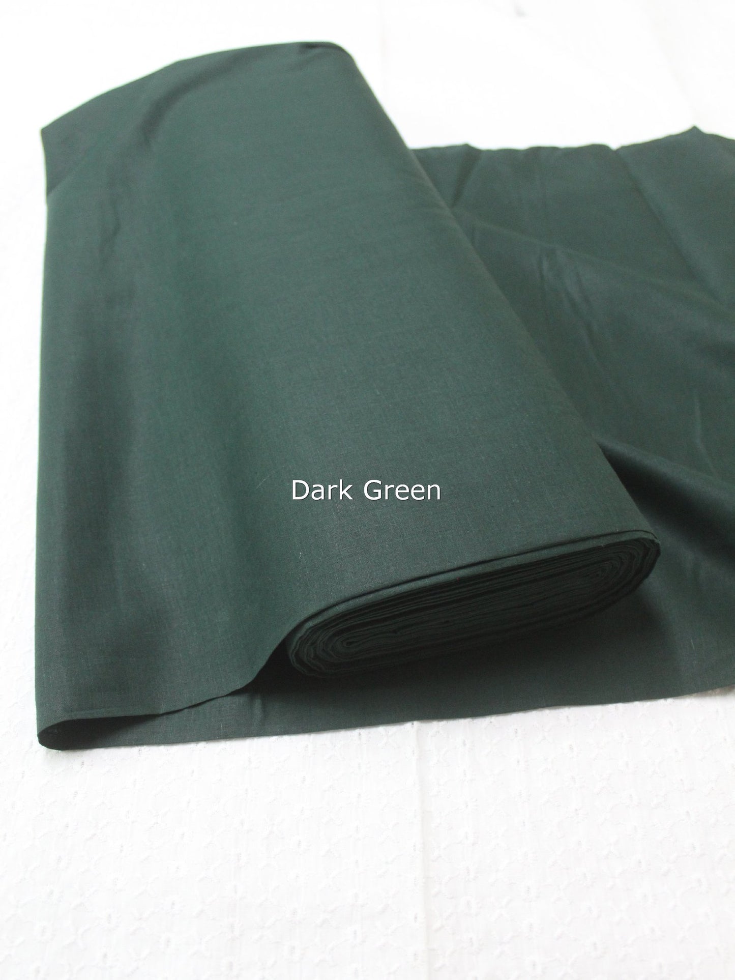 Plain Breeze Cotton 2 PC Suit | 5 Meters | Dark Green