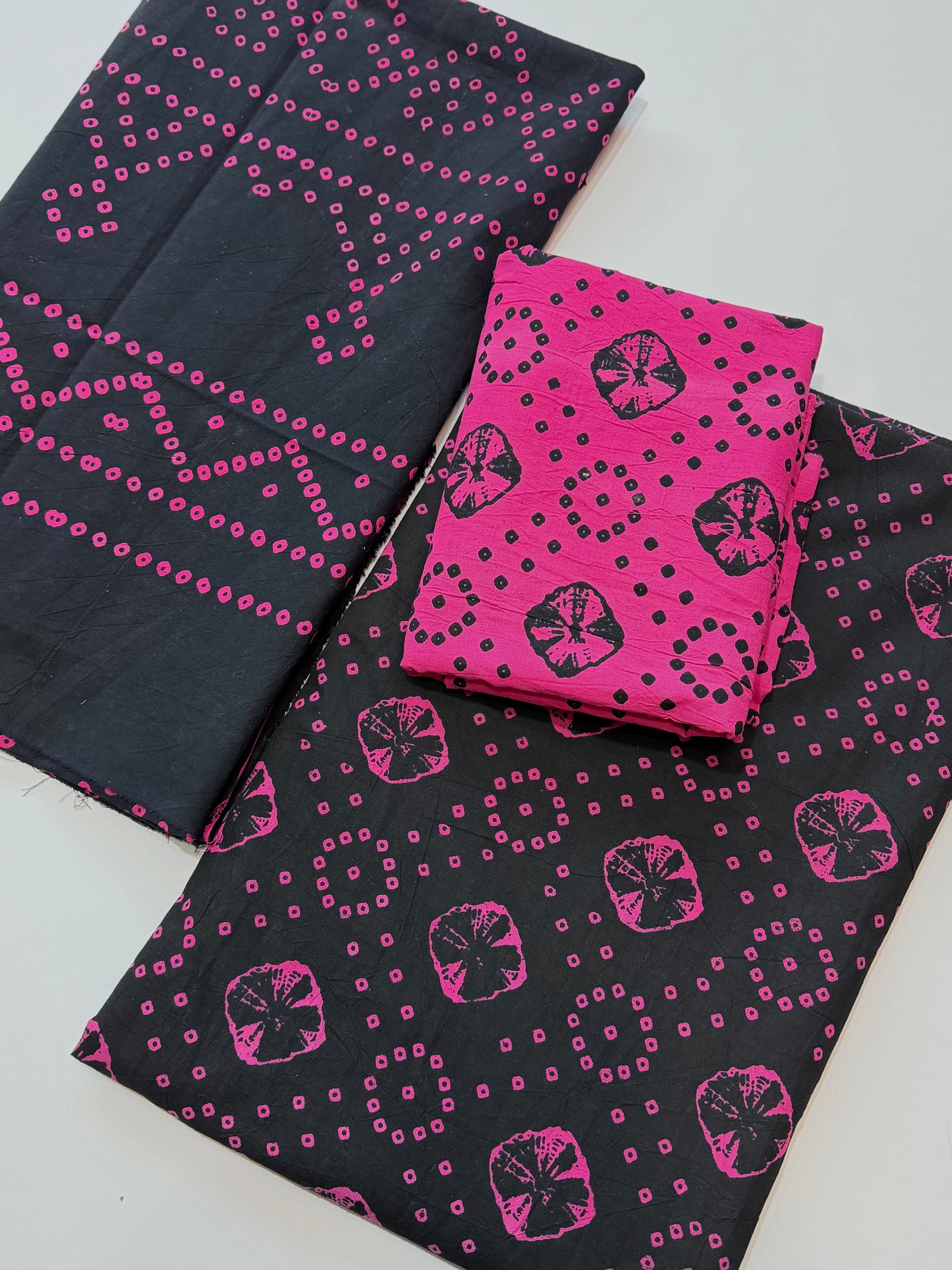 Ajrak Cotton Block Printed 3 Piece Unstitched Suit 25% OFF