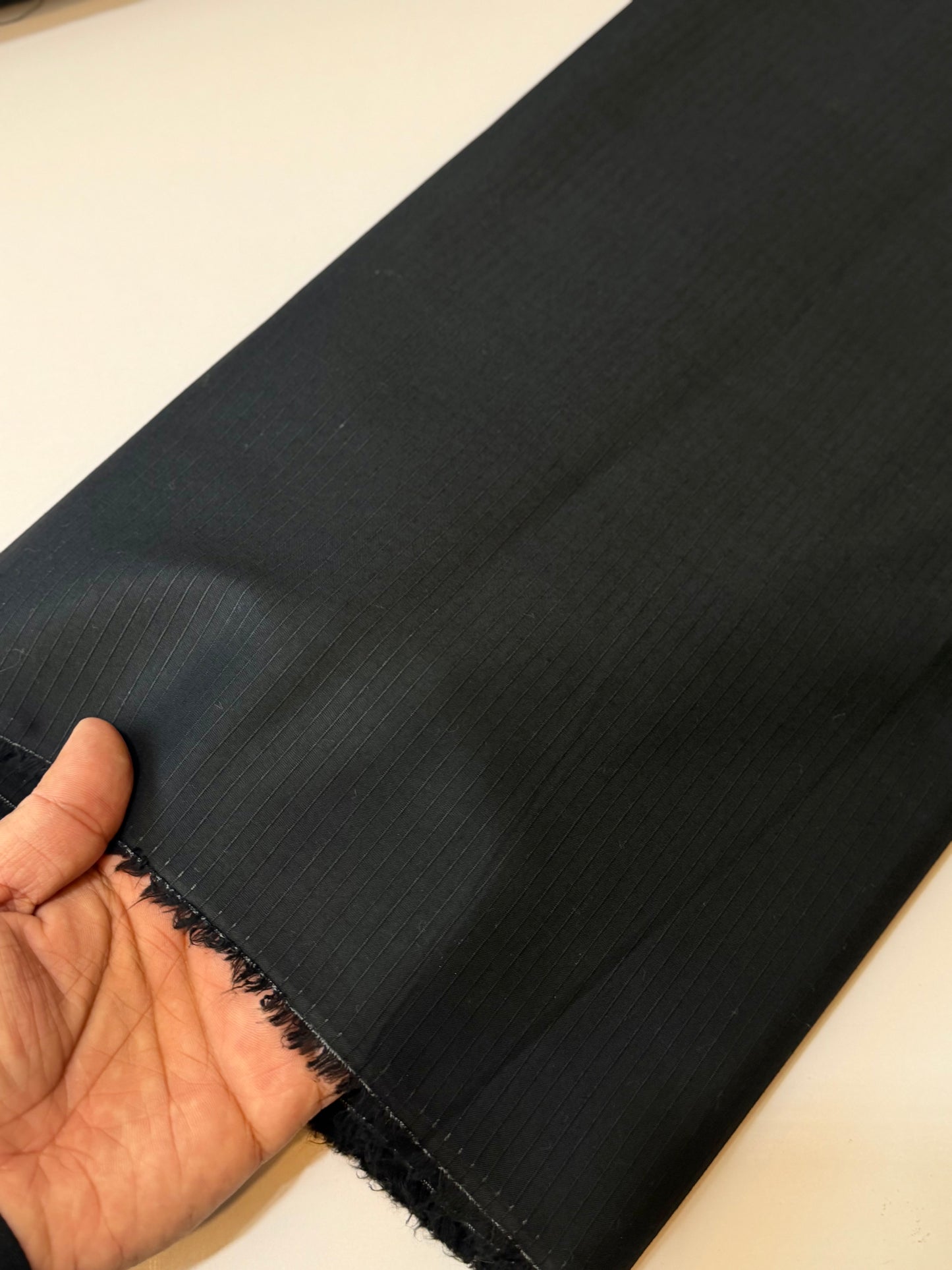 Plain Doria Lawn 2 Piece Suit 5 Meters | Jet Black