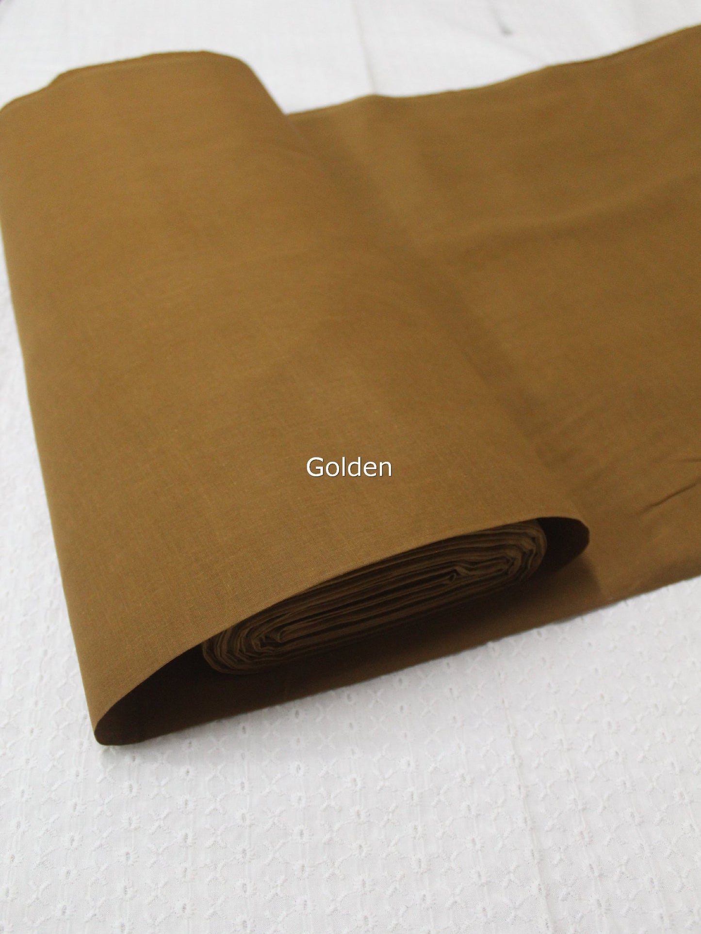 Plain Breeze Cotton 2 PC Suit | 5 Meters | Golden