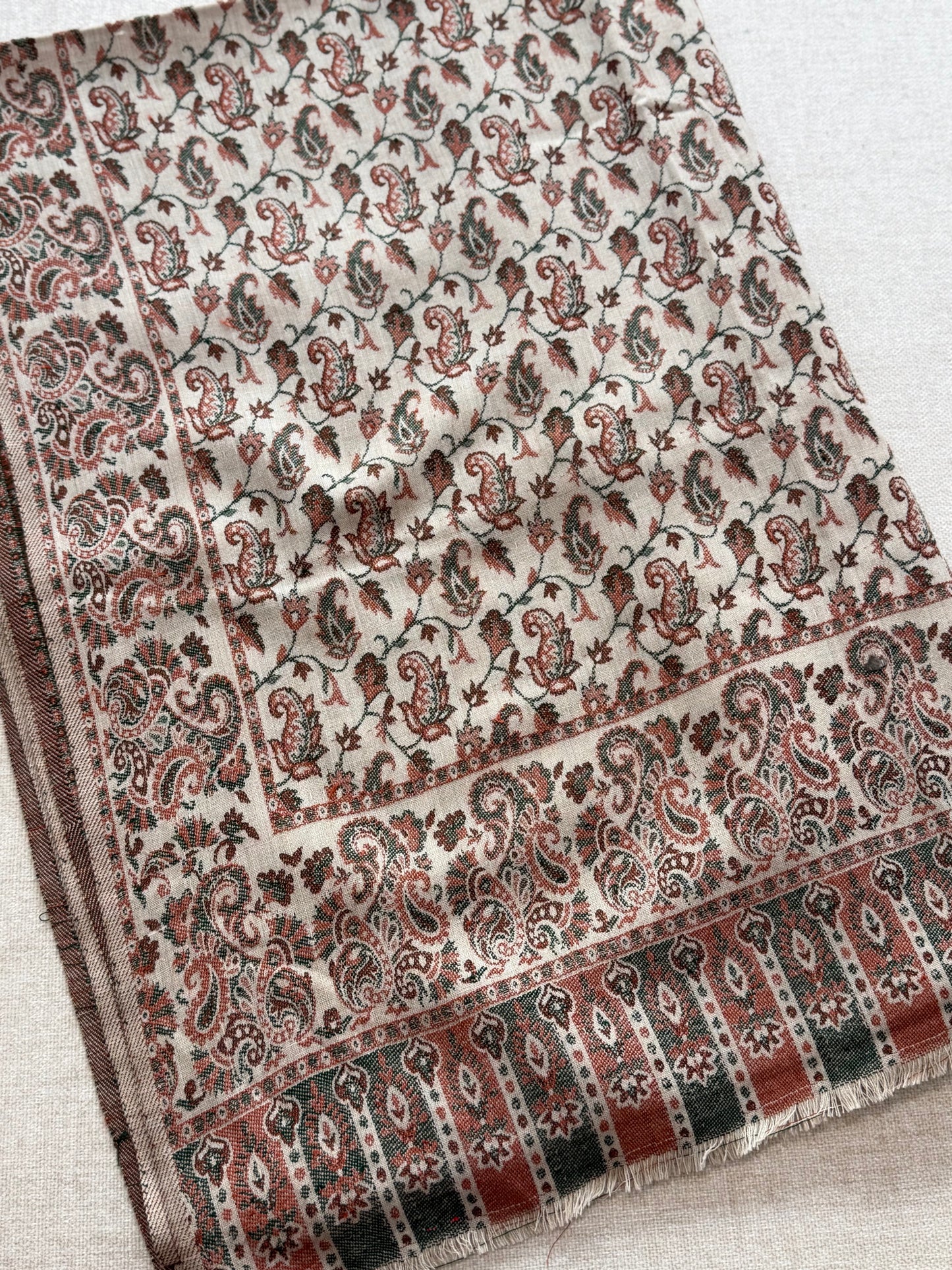 Pashmina Wool Kani Shawl in Full Size Multi Color