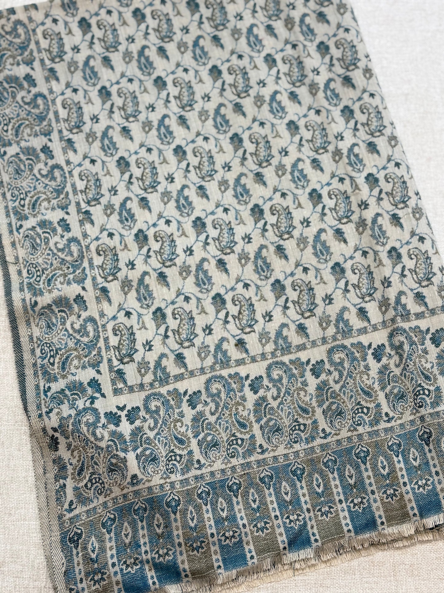 Pashmina Wool Kani Shawl in Full Size Multi Color