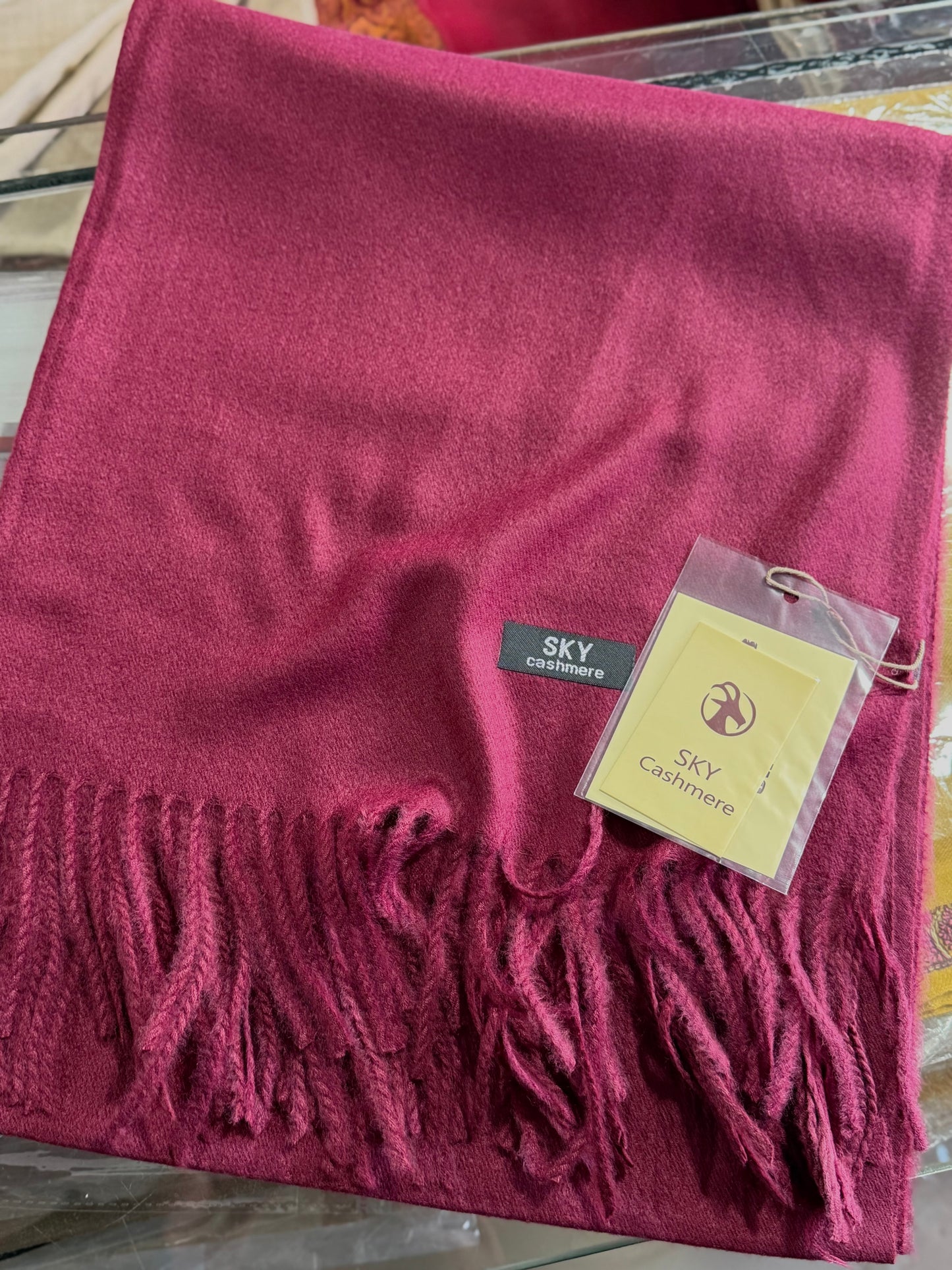 Kani Stole Sky Cashmere Acrylic Wool | Weaved Kani Wool Stole Break