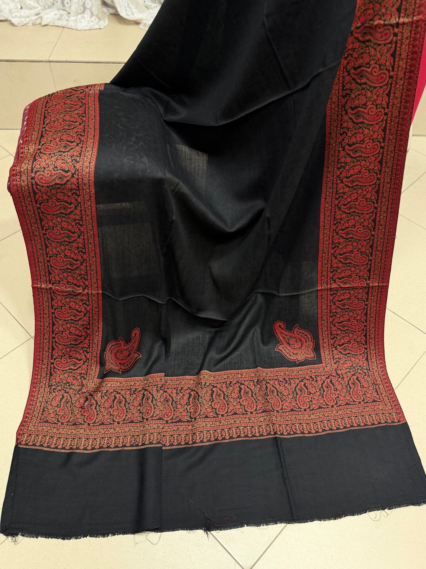 3 Piece Kani Shawl Suit | Plain Marina Suit With Kani Pashmina Shawl Perfect Gift