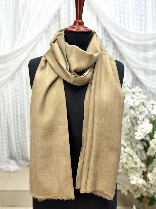 Plain Pashmina Stole | Dark Skin