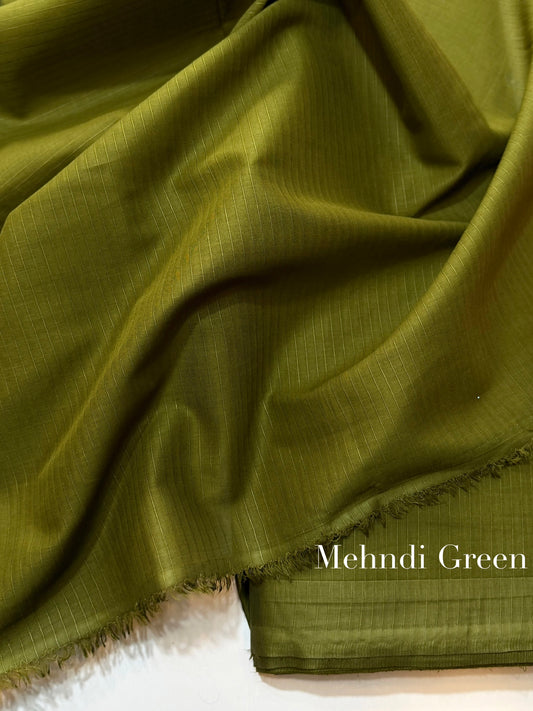 Plain Doria Lawn 2 Piece Suit 5 Meters | Mehndi Green