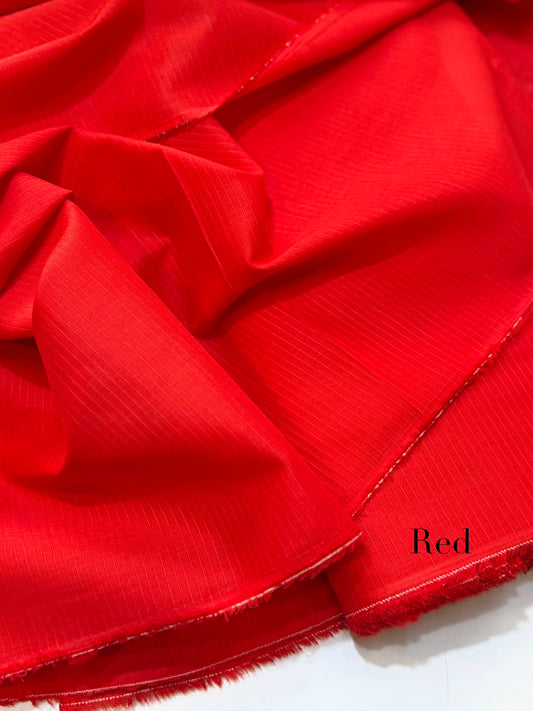 Plain Doria Lawn 2 Piece Suit 5 Meters | Red