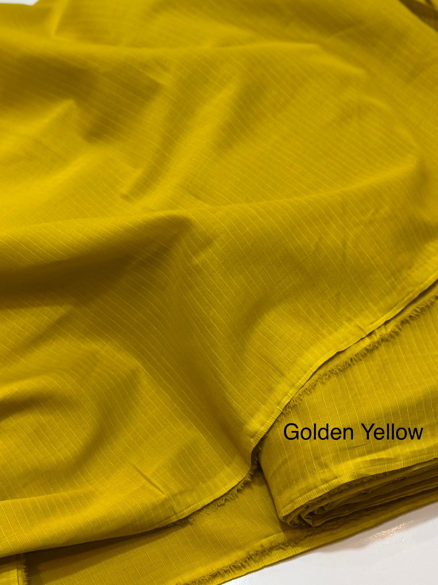 Plain Doria Lawn 2 Piece Suit 5 Meters | Golden Yellow