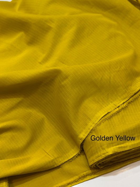 Plain Doria Lawn 2 Piece Suit 5 Meters | Golden Yellow