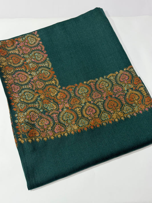 Pashmina Shawl Border Embroidery | Handmade Shawl Perfect Gift | Zinc