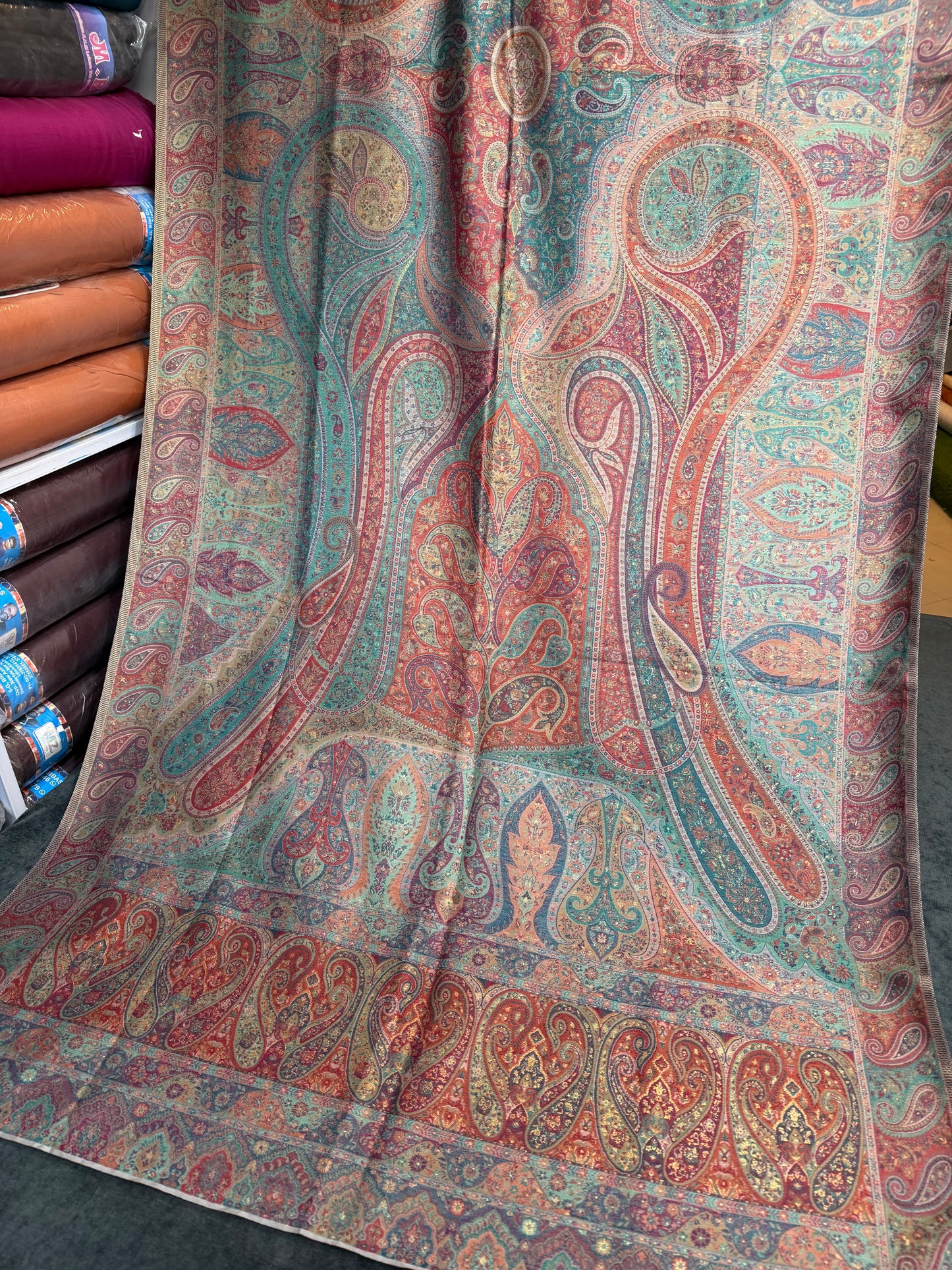 Luxury Kani Silk Shawl, Wedding Wrap Perfect Gift Made in Kashmir