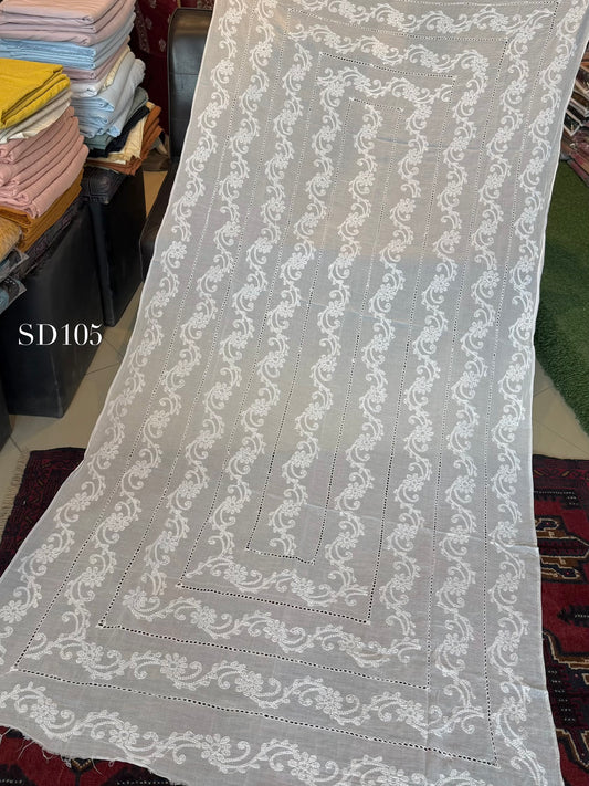 Shadow Work Beautiful Handmade Dupatta Shawl Perfect Gift | SD105