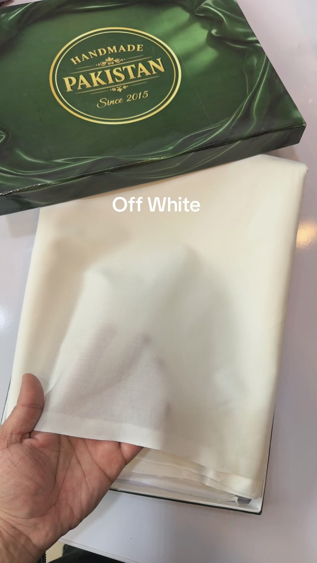 Gents Cotton Suit | Plain Supreme Cotton Burewala Suit | Off White