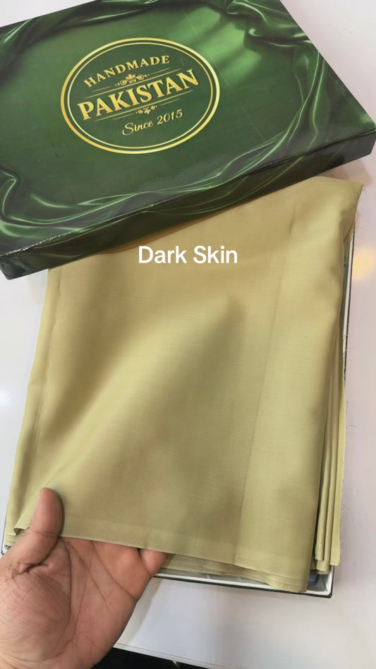 Gents Cotton Suit | Plain Supreme Cotton Burewala Suit | Dark Skin