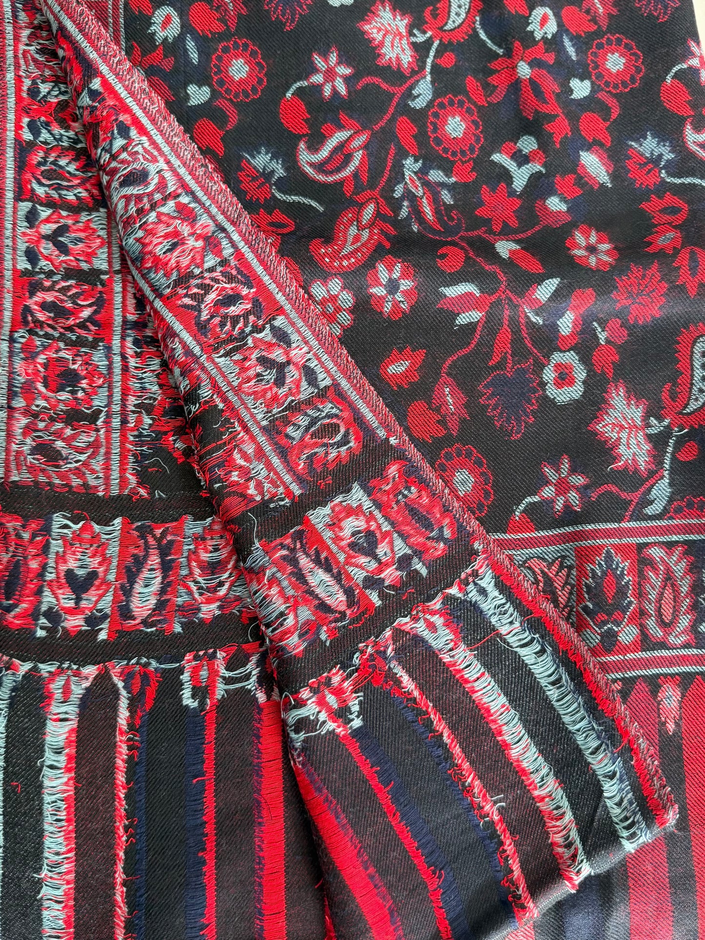 Pashmina Wool Kani Shawl in Full Size Multi Color | K422