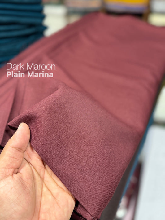 Plain Marina Suit | Dark Maroon