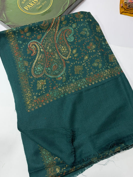 Pashmina Stole | Print and Embroidery in Sale Price Perfect for Gifts | Zinc