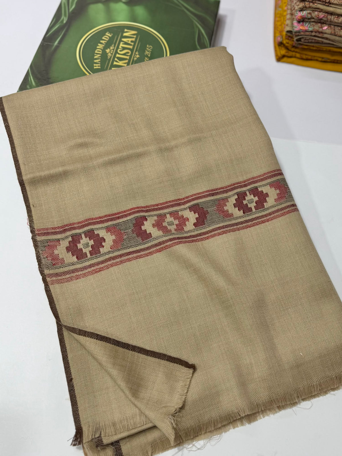 Kashmiri Gents Shawl | Pure Pashmina Kashmiri Made Gents Shawl Soft Lightweight | Perfect Gift