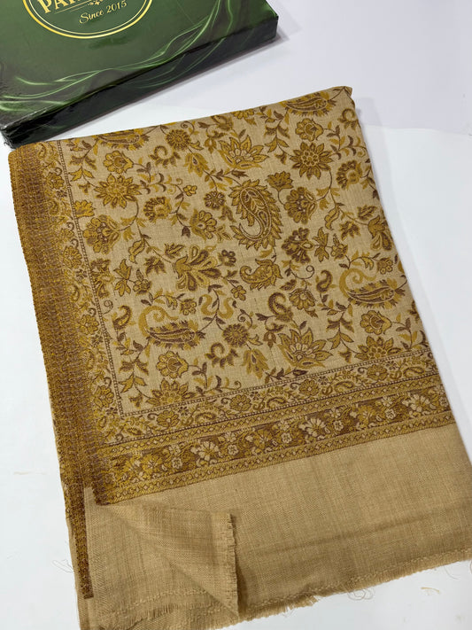 Pashmina Wool Multi Kani Shawl in Full Size | Multi Kani Work