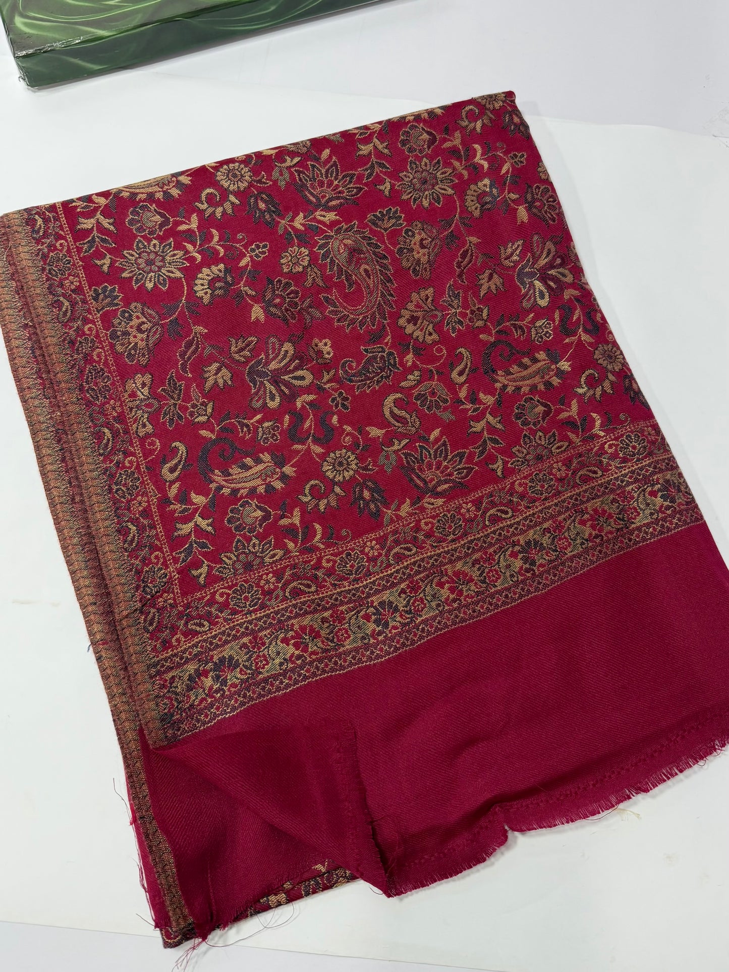 Pashmina Wool Multi Kani Shawl in Full Size | Multi Kani Work