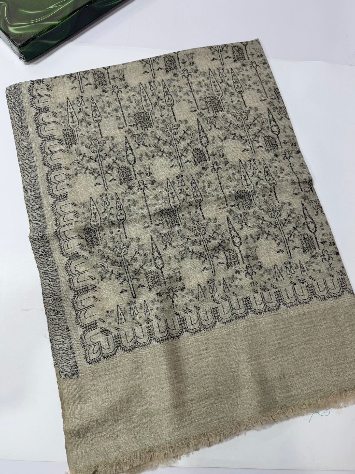 Kani Original Stole | Made in Kashmir Weaved Kani Toosh Pashmina Stole Perfect Winter Gift