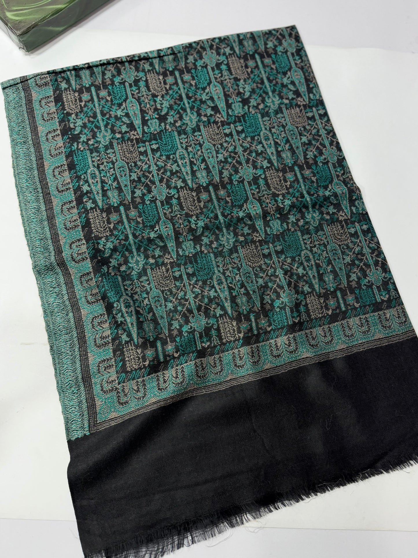 Kani Original Stole | Made in Kashmir Weaved Kani Toosh Pashmina Stole Perfect Winter Gift