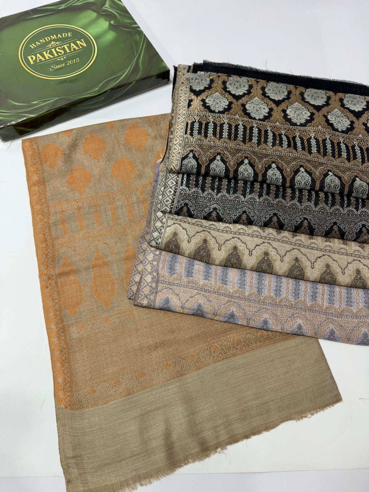 Kani Original Stole | Made in Kashmir Weaved Kani Toosh Pashmina Stole Perfect Winter Gift