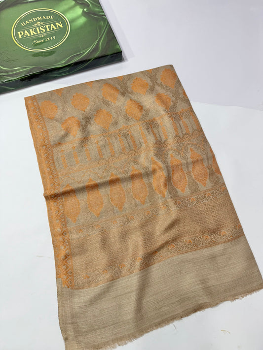 Kani Original Stole | Made in Kashmir Weaved Kani Toosh Pashmina Stole Perfect Winter Gift