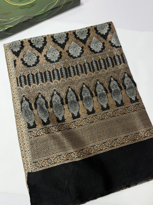 Kani Original Stole | Made in Kashmir Weaved Kani Toosh Pashmina Stole Perfect Winter Gift