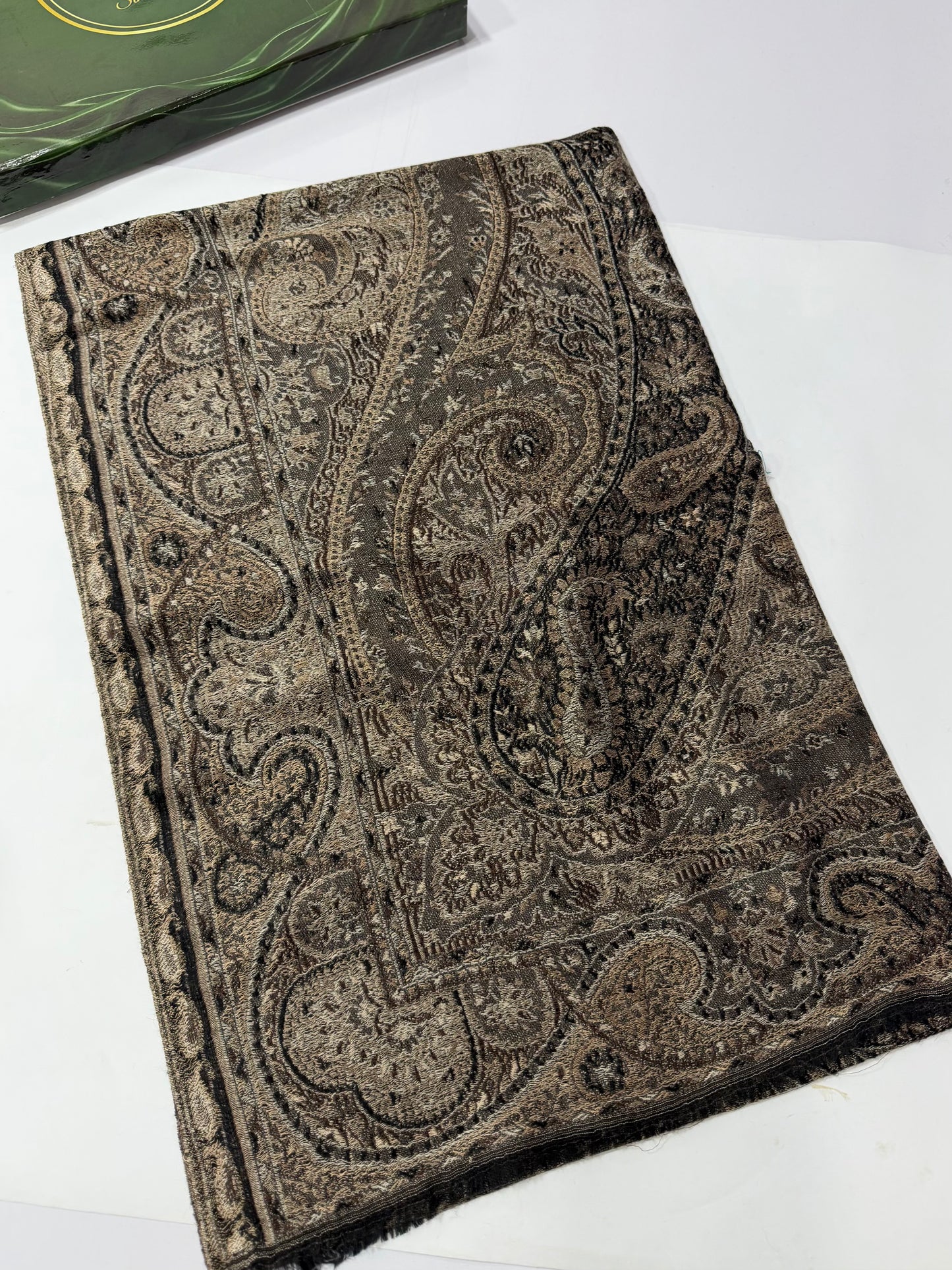 Kani Original Stole | Made in Kashmir Weaved Kani Toosh Pashmina Stole Perfect Winter Gift