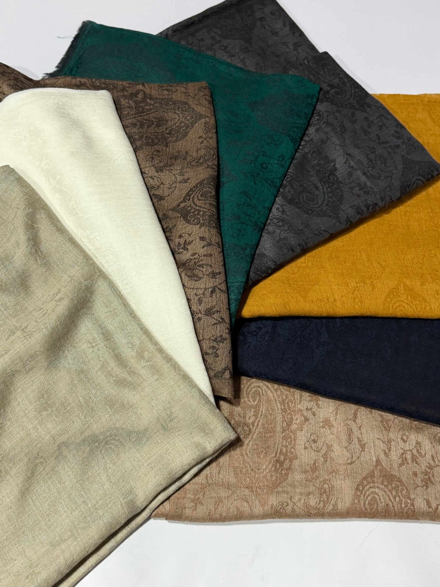 Plain Self Toosh Shawl | Self Design Plain Kashmiri Pure Shawl Perfect Gift | Dark Grey
